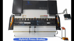 Máquina híbrida de freio de pressão 130Ton/3200, Servo Pump CNC Press Brake para Demo
