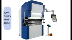 Máquina de travagem de pressão 100% elétrica 40Ton 1300mm DA66T Controlador 3D, Pequeno Servo Press Brake