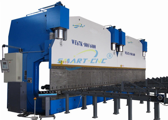 Large CNC Tandem Hydraulic Press Brake Bending Machine For Producing Electrical Poles